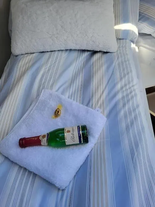 Hollaendisches Kajuetboot Nixe Hotel Bremen Botel